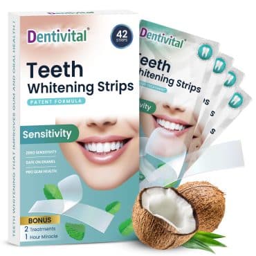 Dentivital whitening strips pack